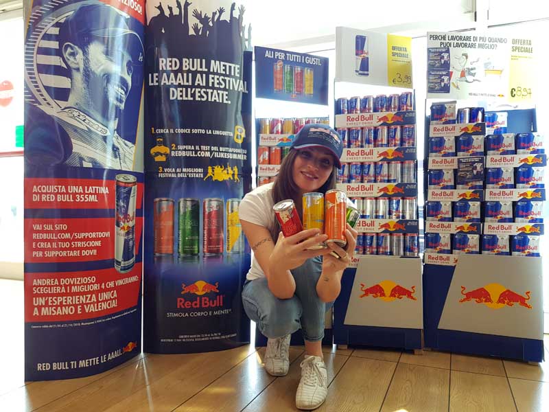 Instore - Redbull - Hostess e Prodotto