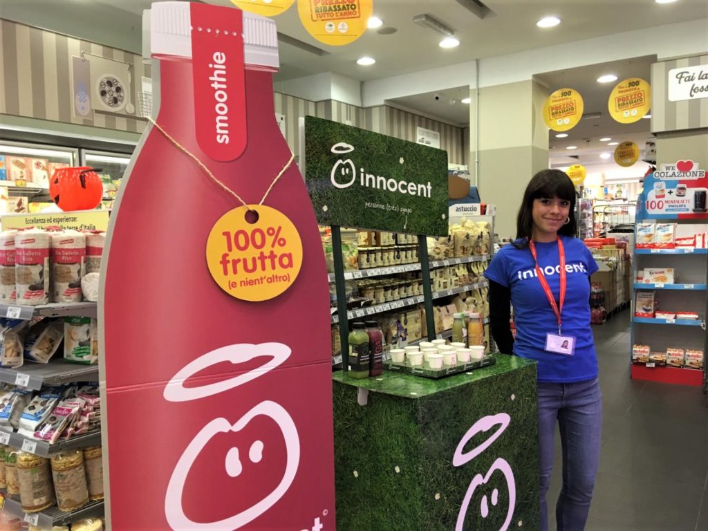 Instore - Innocent - Hostess - Degustazione