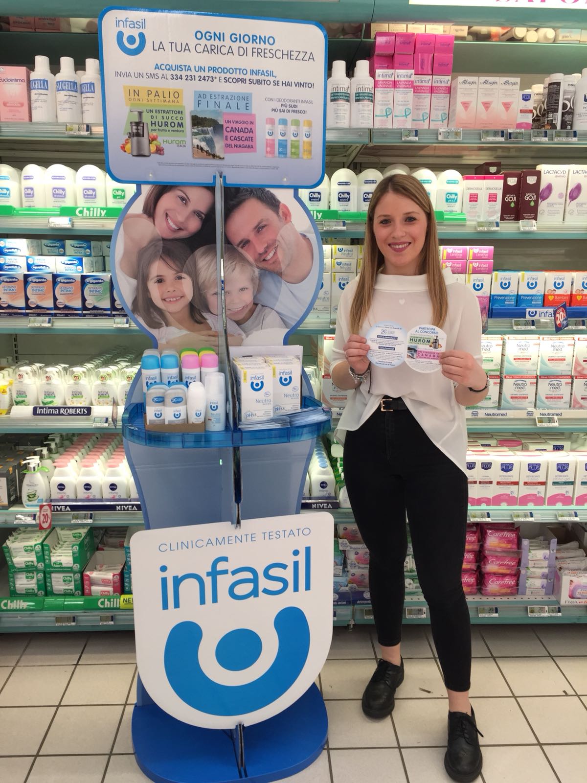 infasil in store promotion 