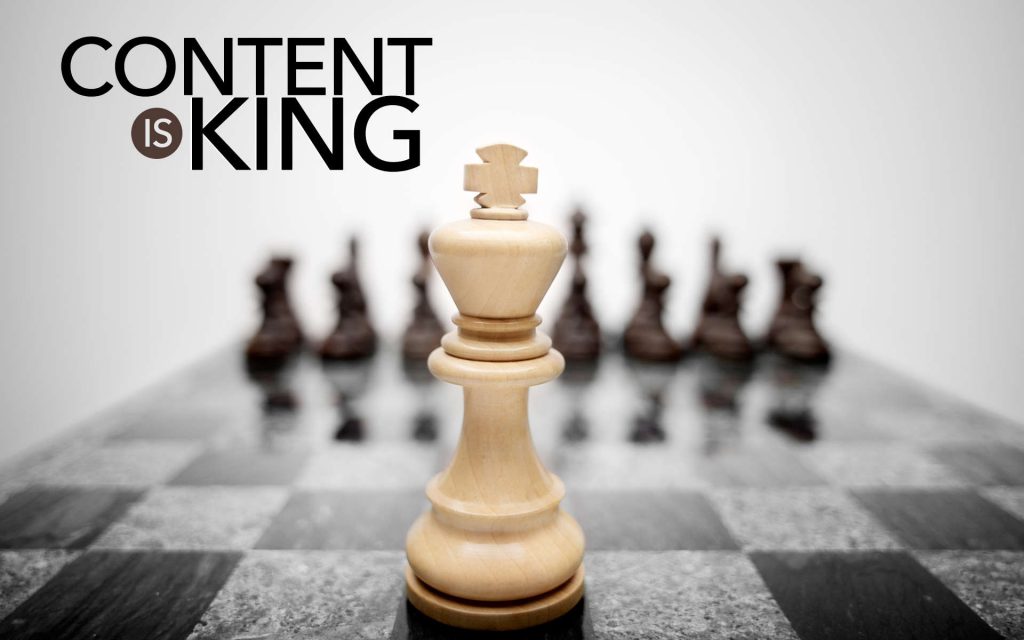 Scacchiera content is king Content Marketing Offline - Hostess&Promoter 