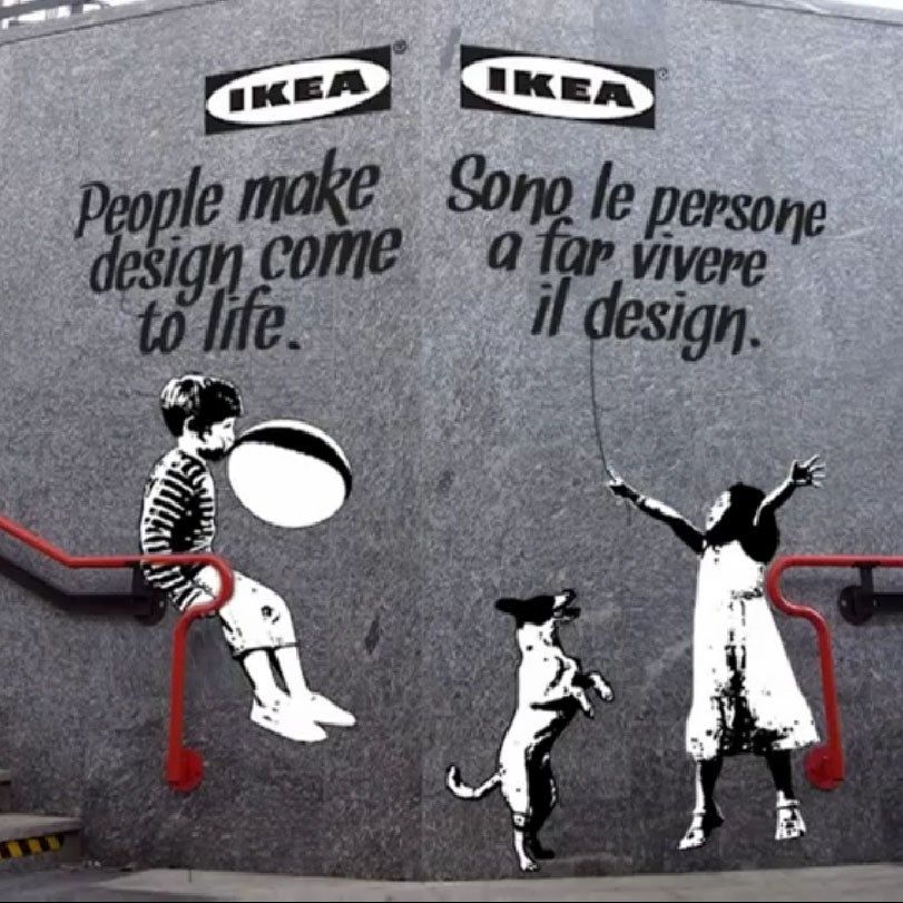 ikea- esempi di street marketing Hostess & Promoter