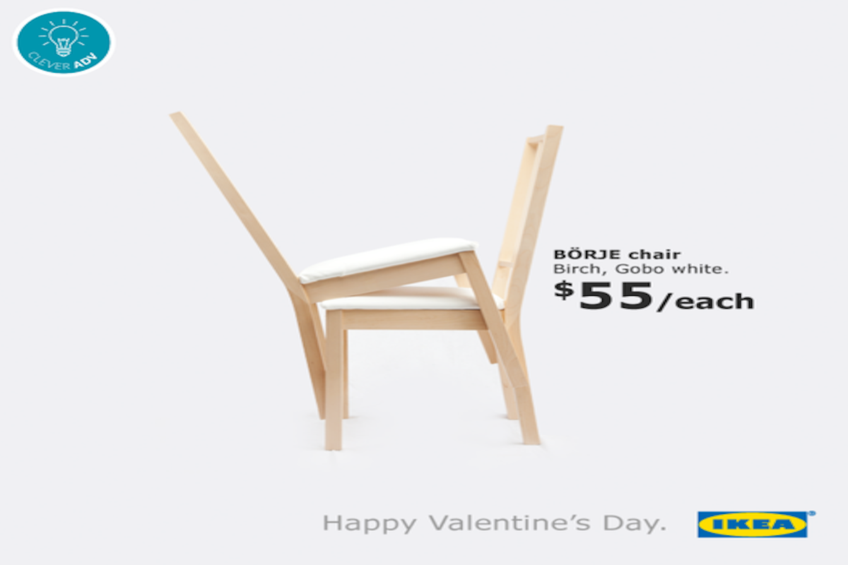 marketing san Valentino idea Ikea