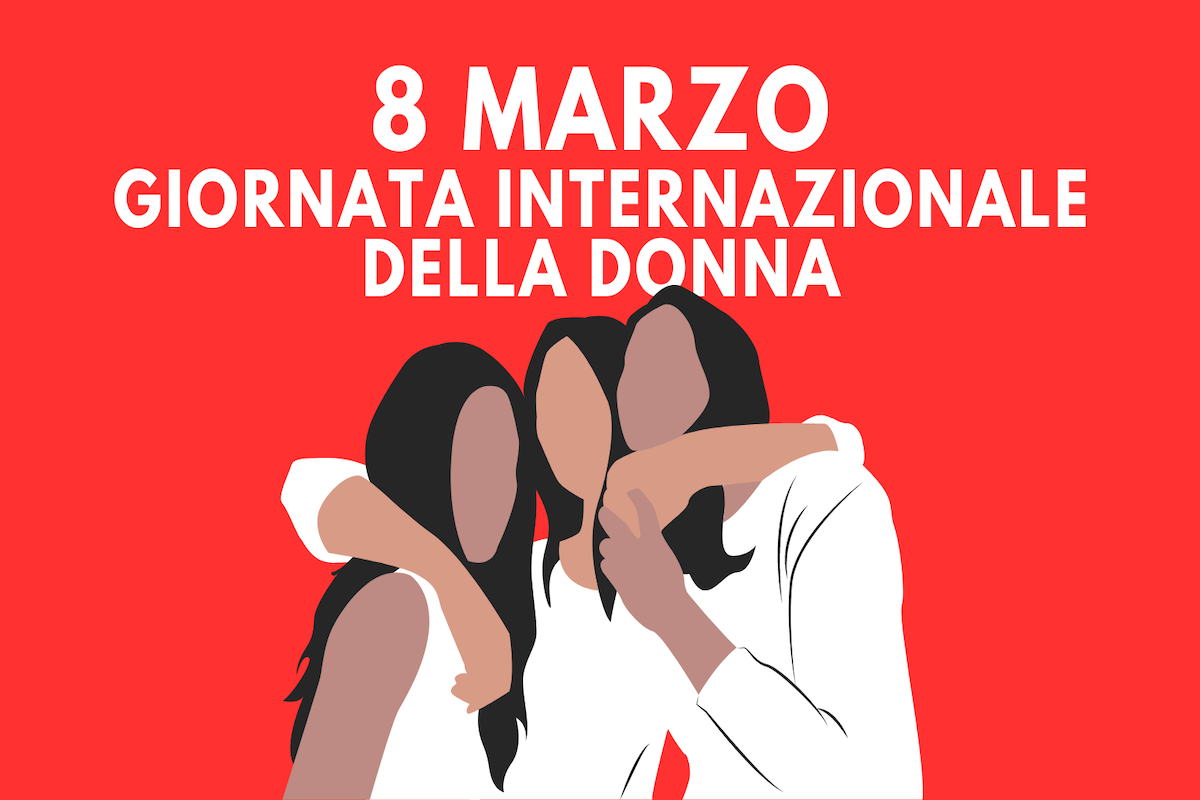 illustrazione per la festa della donna, giornata internazionale delle donne, 8 marzo