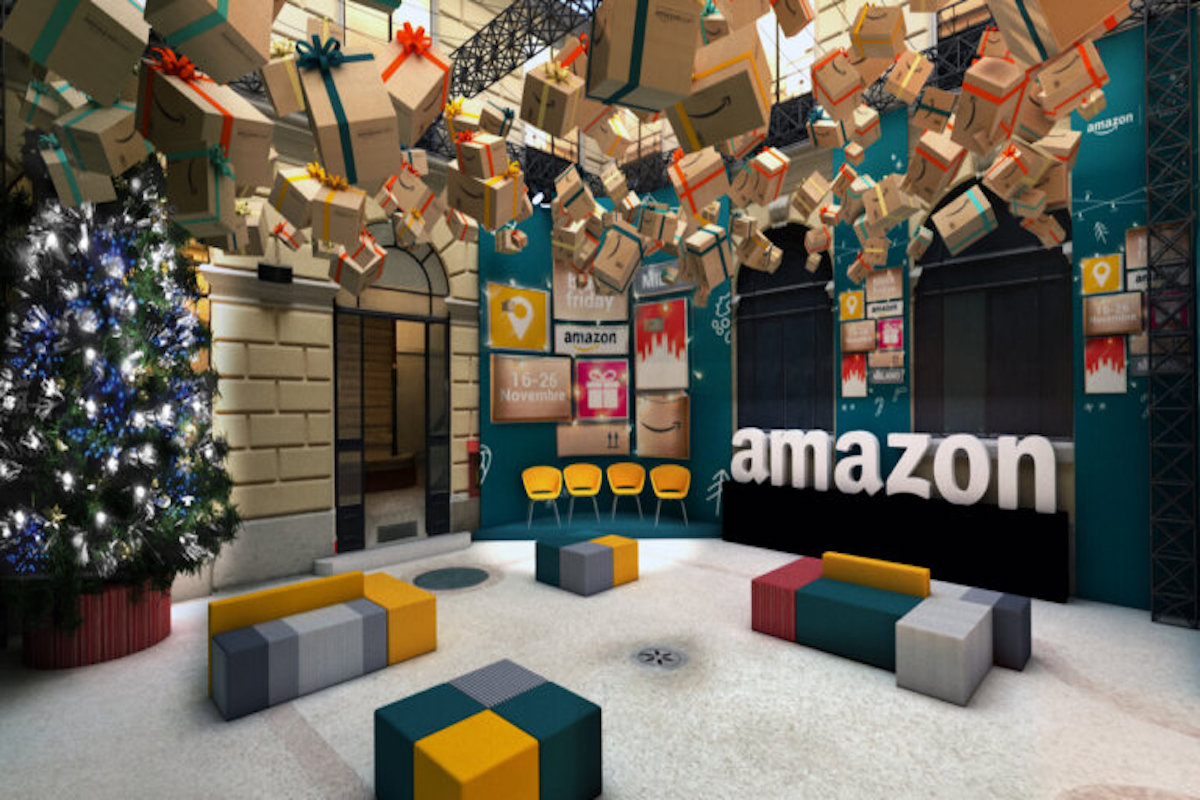 Esempio pop up store Amazon