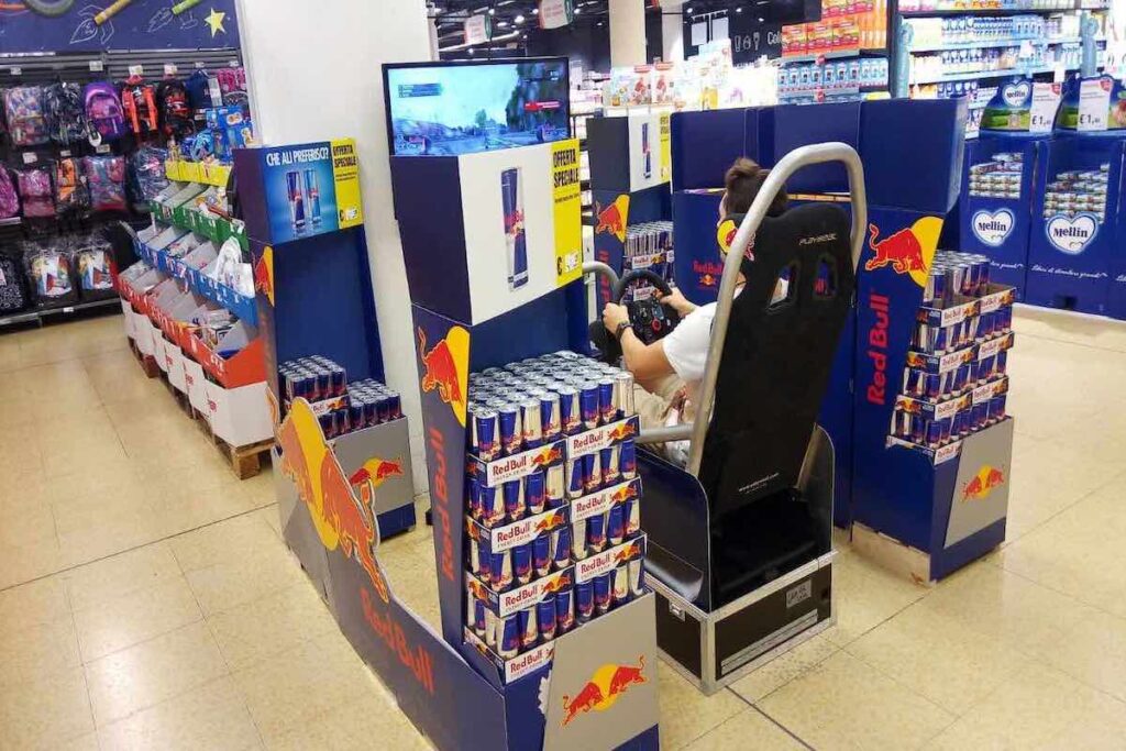 Merchandising in-store: casi studio di Hostess & Promoter® Redbull
